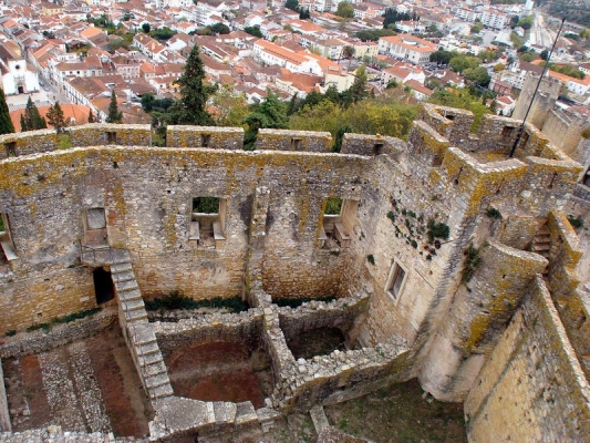 Vista do interior do Castelo